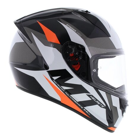 MT Stinger Helmet Brave E2 gloss fluor orange