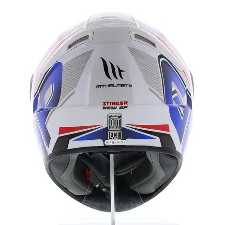 MT Stinger Helmet GP Red Blue