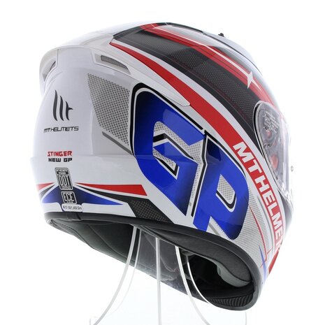 MT Stinger Helmet GP Red Blue