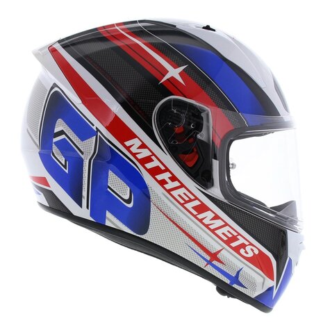 MT Stinger Helmet GP Red Blue