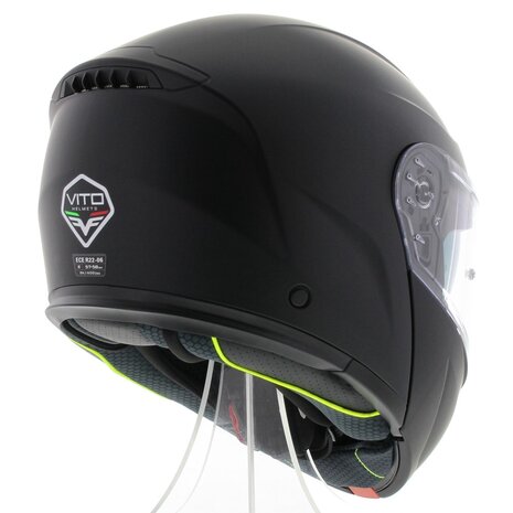 Vito Furio 2 Modular Motorcycle Helmet - matt black