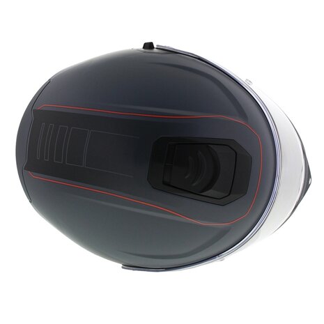 Vito Furio 2 Modular Motorcycle Helmet - matt black red