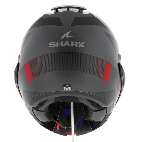 Shark EVO ES Kryd Matt Silver Black Red - Size XS -  Motorcycle helmet