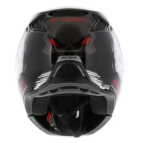 MT Streetfighter SV Darkness helmet gloss black white - Size S