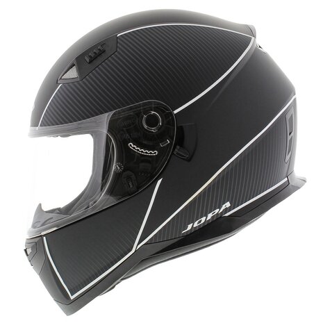 Jopa Sonic fullface helmet matt black white with sunvisor
