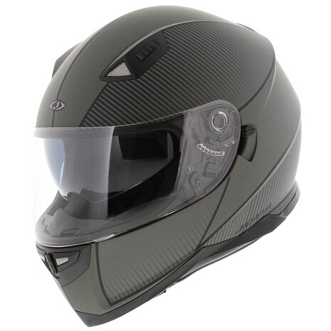Jopa Sonic fullface helmet matt grey black with sunvisor