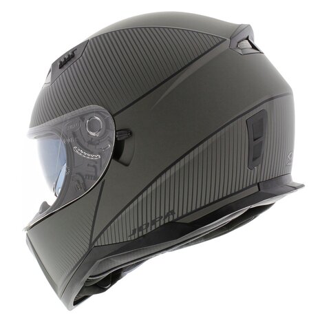 Jopa Sonic fullface helmet matt grey black with sunvisor