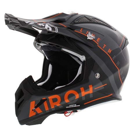 Airoh Aviator Ace Helmet Amaze matt black orange