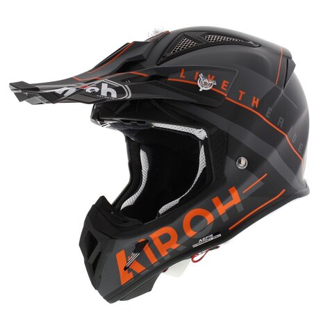 Airoh Aviator Ace Helmet Amaze matt black orange