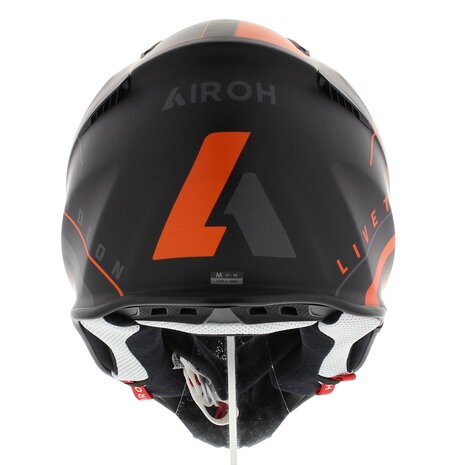 Airoh Aviator Ace Helmet Amaze matt black orange - Size S