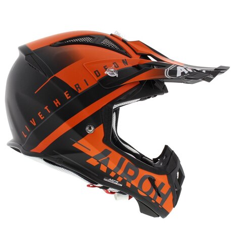 Airoh Aviator Ace Helmet Amaze matt black orange