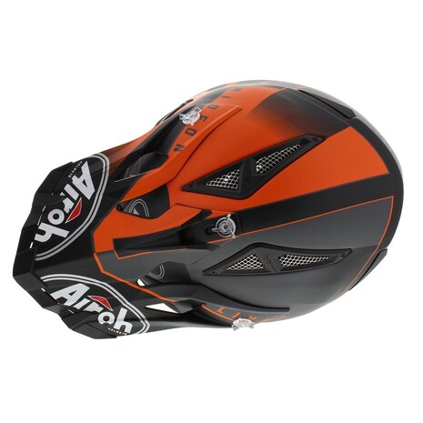 Airoh Aviator Ace Helmet Amaze matt black orange