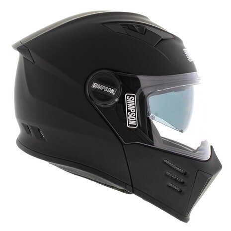 Simpson Darksome Modular Motorcycle Helmet matt black