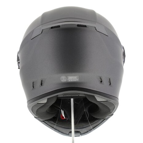 Simpson carbon fibre Darksome helmet