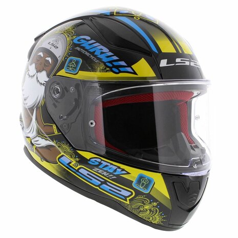 LS2 FF353 Rapid helmet Buddha black yellow