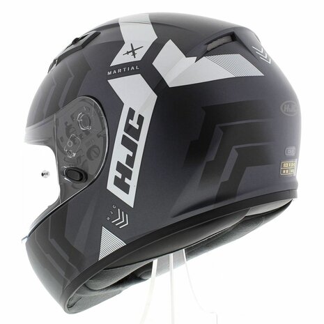 HJC CS15 Martial motorcycle helmet matt grey white black