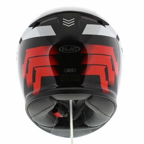 HJC CS15 Martial motorcycle helmet gloss black white red