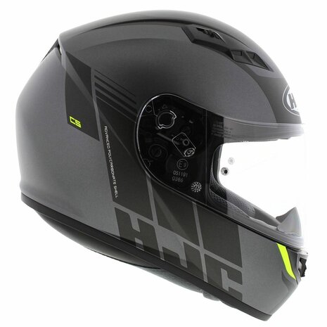 HJC CS15 Mylo motorcycle helmet - matt grey yellow