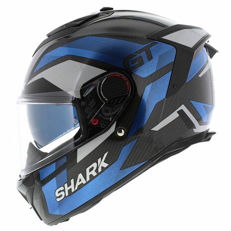 Shark Spartan GT Pro Carbon Ritmo gloss black blue