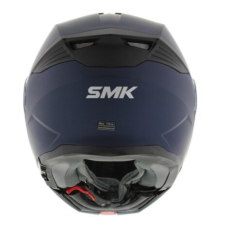 SMK Gullwing Modular Motorcycle Helmet - matt blue