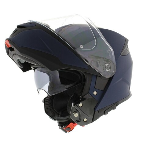 SMK Gullwing Modular Motorcycle Helmet - matt blue