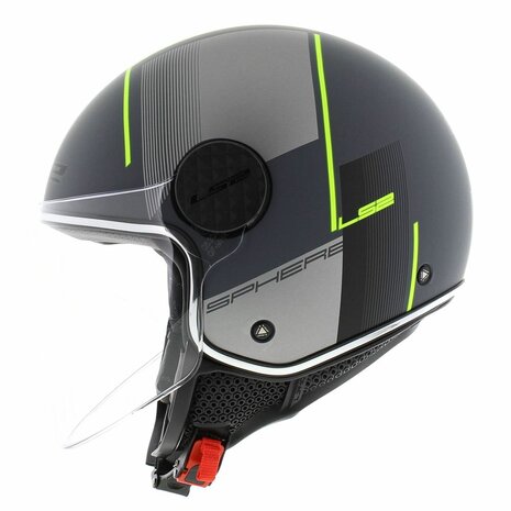 LS2 OF558 Sphere Lux Firm matt black titanium - Size XS - Motorcycle helmet