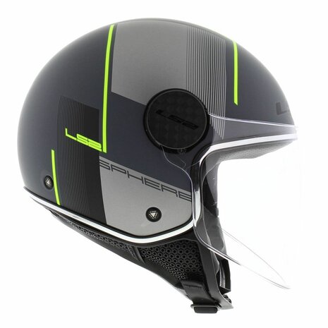 LS2 OF558 Sphere Lux Firm matt black titanium - Size XS - Motorcycle helmet