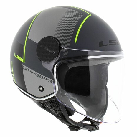 LS2 OF558 Sphere Lux Firm matt black titanium - Size XS - Motorcycle helmet