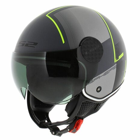 LS2 OF558 Sphere Lux Firm matt black titanium - Size XS - Motorcycle helmet