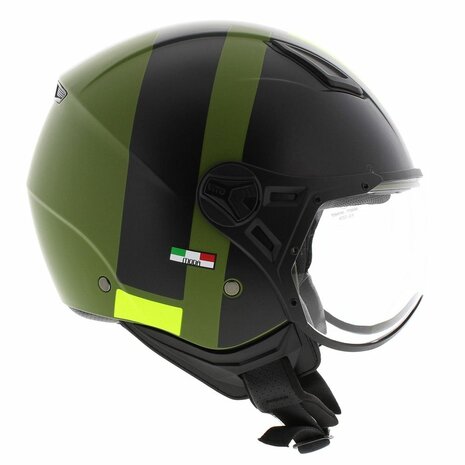 Vito Moda helmet matt green black - Size M