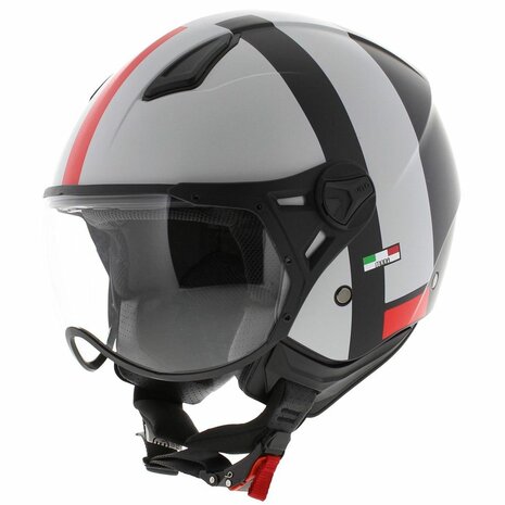Vito Moda helmet white black matt - Size S