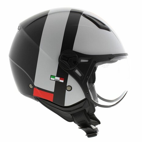 Vito Moda helmet white black matt