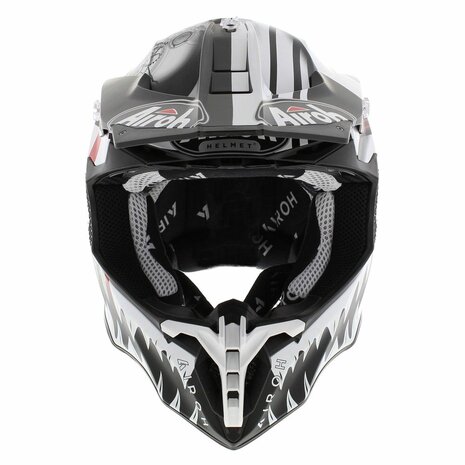 Airoh Motocross Helmet Twist 2.0 Mask Matt White Black Red