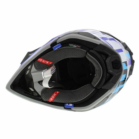 Airoh Helmet Aviator 3 AMS&sup2; League gloss blue grey - Size S