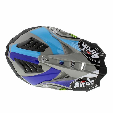 Airoh Helmet Aviator 3 AMS&sup2; League gloss blue grey - Size S