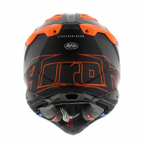 Airoh Helmet Aviator 3 AMS&sup2; Glory matt black orange