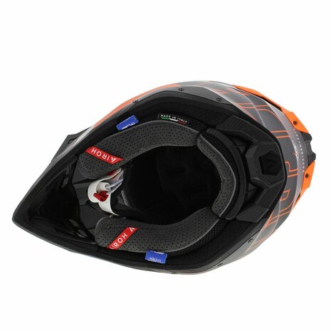 Airoh Helmet Aviator 3 AMS&sup2; Glory matt black orange