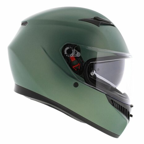 Matt green motorcycle hotsell helmet