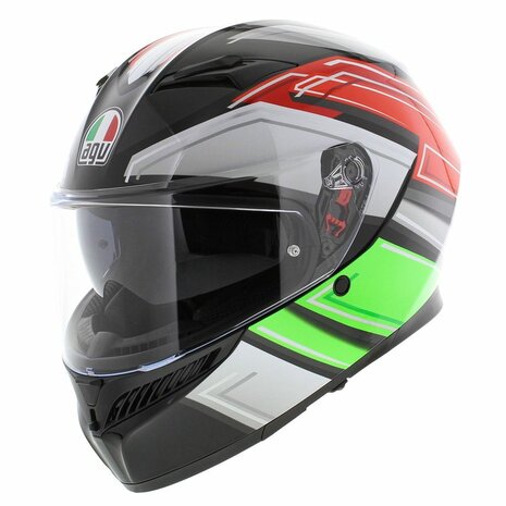 AGV K3 helmet Wing gloss black Italy - Helmetdiscounter