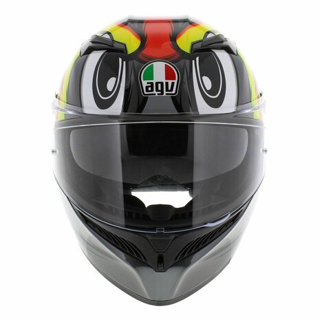 AGV K3 helmet Birdy 2.0 grey red yellow