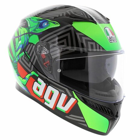 AGV K3 helmet Kameleon black red green Kamaleon