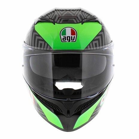 AGV K3 helmet Kameleon black red green Kamaleon