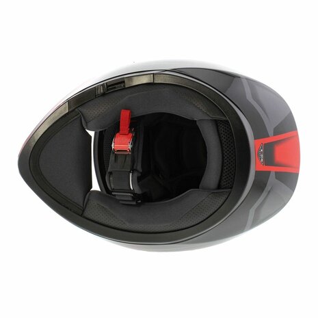 AGV K3 helmet Compound gloss black red