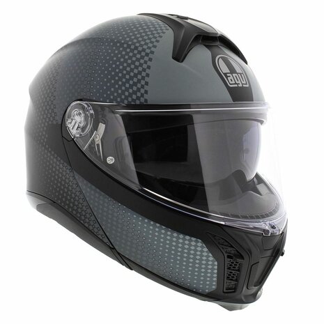 AGV Tourmodular helmet Textour matt black grey