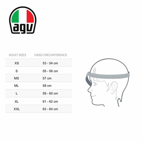 AGV K5-S Tempest Black White Red 