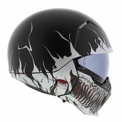 HJC I20 Streetfighter helm - Scraw black white