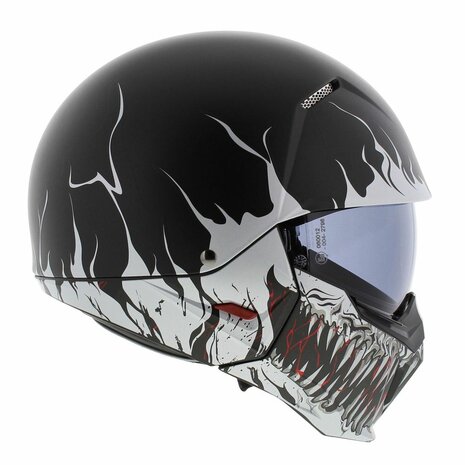 HJC I20 Streetfighter helm - Scraw black white - Size S