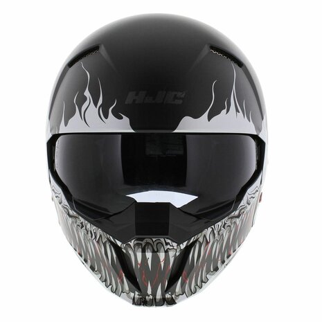 HJC I20 Streetfighter helm - Scraw black white