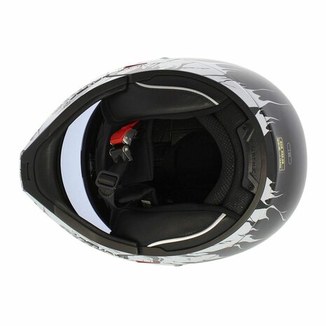 HJC I20 Streetfighter helm - Scraw black white