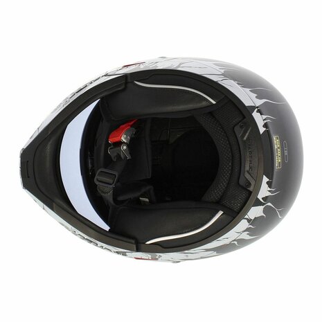 HJC I20 Streetfighter helm - Scraw black white - Size S
